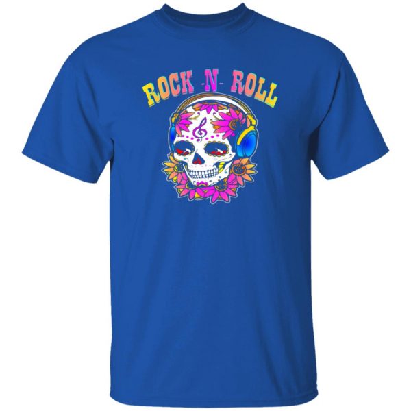 rock n roll sugar skull t shirts long sleeve hoodies 7