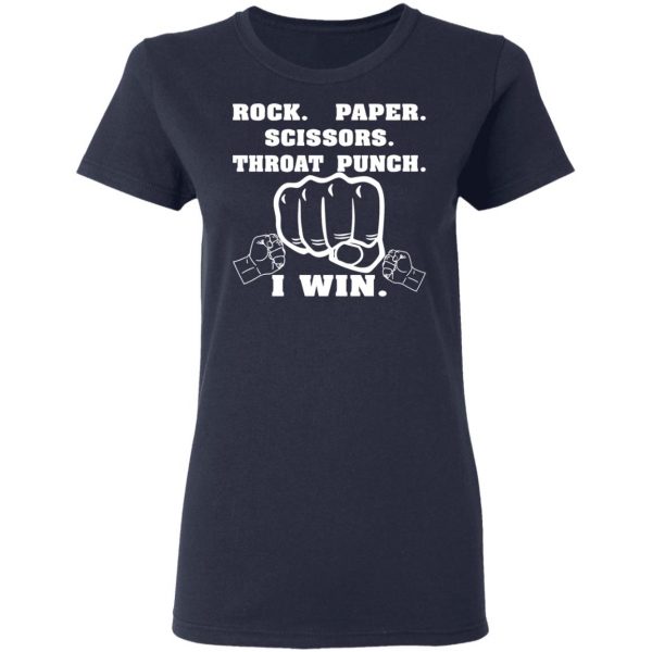 rock paper scissors throat punch i win t shirts long sleeve hoodies 8