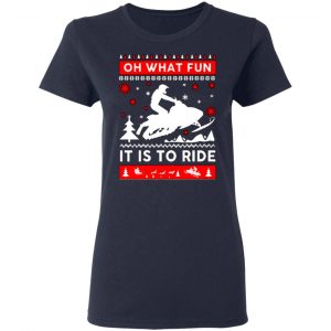 snowmobile sweater christmas oh what fun it is to ride t shirts long sleeve hoodies 5