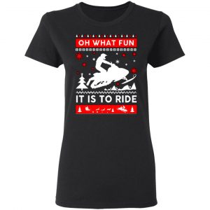 snowmobile sweater christmas oh what fun it is to ride t shirts long sleeve hoodies 9