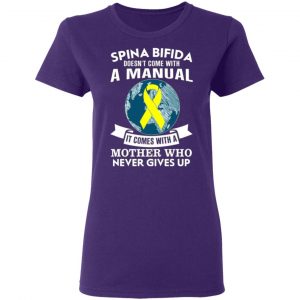 spina bifida doesnt come with a manual it comes with a mother who never gives up t shirts long sleeve hoodies 4