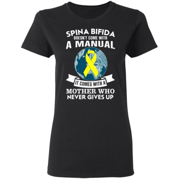 spina bifida doesnt come with a manual it comes with a mother who never gives up t shirts long sleeve hoodies 5