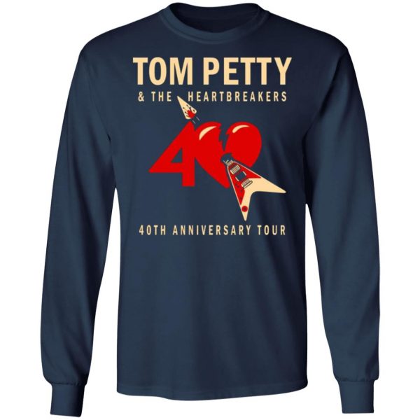 tom petty and the heartbreakers 40th anniversary tour t shirts long sleeve hoodies 2