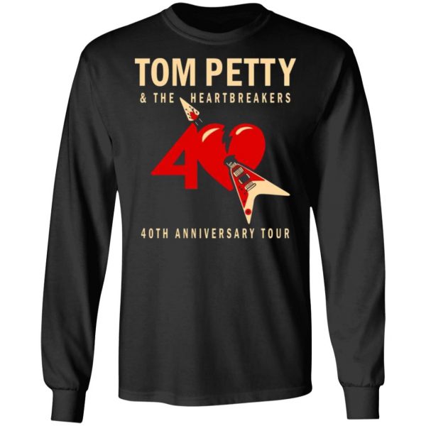tom petty and the heartbreakers 40th anniversary tour t shirts long sleeve hoodies 3