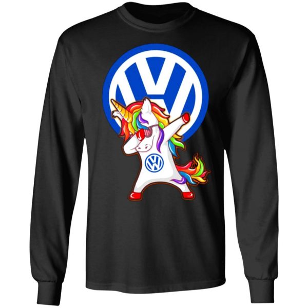 unicorn dabbing volkswagen speed addict vw t shirts long sleeve hoodies 4