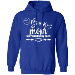 womens boy mom surrounded by balls t shirts long sleeve hoodies 11