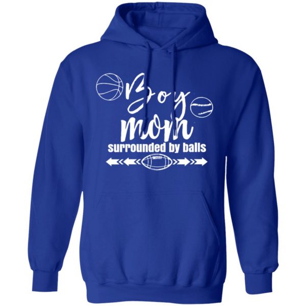 womens boy mom surrounded by balls t shirts long sleeve hoodies 11