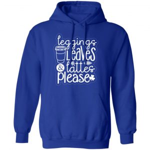 womens casual trendy leggings leaves and lattes t shirts long sleeve hoodies