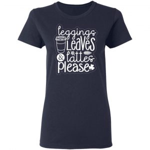 womens casual trendy leggings leaves and lattes t shirts long sleeve hoodies 5