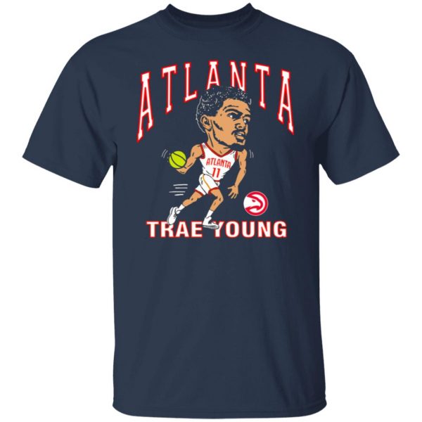 atlanta trae young hawks caricature t shirts long sleeve hoodies