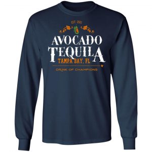 avocado tequila tampa bay florida drink of champions t shirts long sleeve hoodies
