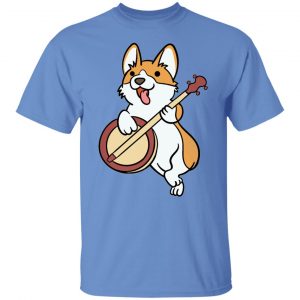 corgi dog puppy music instrument banjo t shirts hoodies long sleeve 13