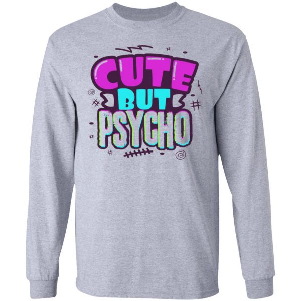 cute but psycho v2 t shirts hoodies long sleeve