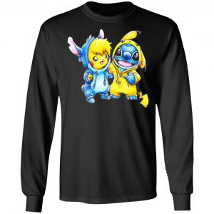 cute stitch pokemon t shirts long sleeve hoodies 13