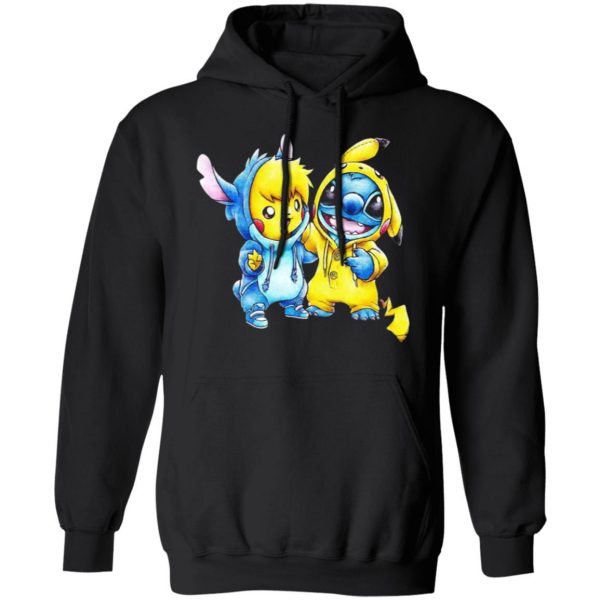 cute stitch pokemon t shirts long sleeve hoodies 5