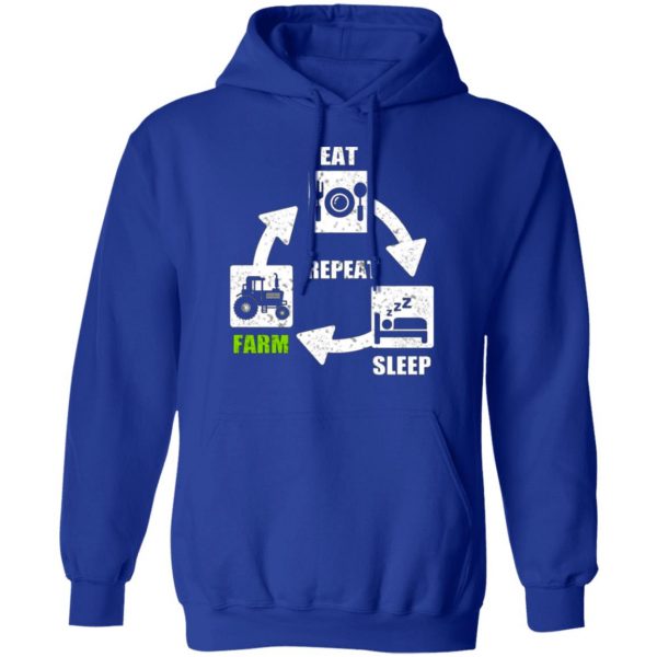 eat sleep farm repeat farming t shirts long sleeve hoodies 5