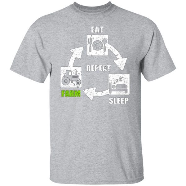 eat sleep farm repeat farming t shirts long sleeve hoodies 7