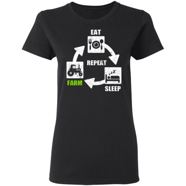 eat sleep farm repeat farming t shirts long sleeve hoodies 9