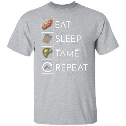 eat sleep tame repeat ark survival evolved t shirts long sleeve hoodies