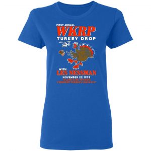 first annual wkrp turkey drop with les nessman t shirts long sleeve hoodies 10