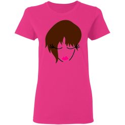 girl face looking down with trendy hair t shirts hoodies long sleeve 2