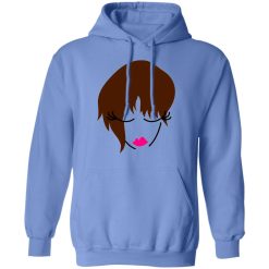 girl face looking down with trendy hair t shirts hoodies long sleeve 4