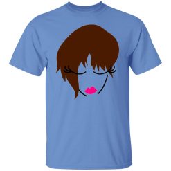 girl face looking down with trendy hair t shirts hoodies long sleeve 7