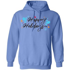 happy holidays christmas joyful calligraphy t shirts hoodies long sleeve 3