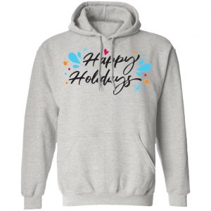 happy holidays christmas joyful calligraphy t shirts hoodies long sleeve 8