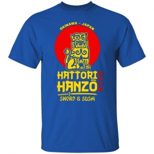 hattori hanzo sword sushi okinawa japan t shirts long sleeve hoodies 4