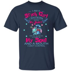 i am a stich girl was born in with my heart on my sleeve t shirts long sleeve hoodies