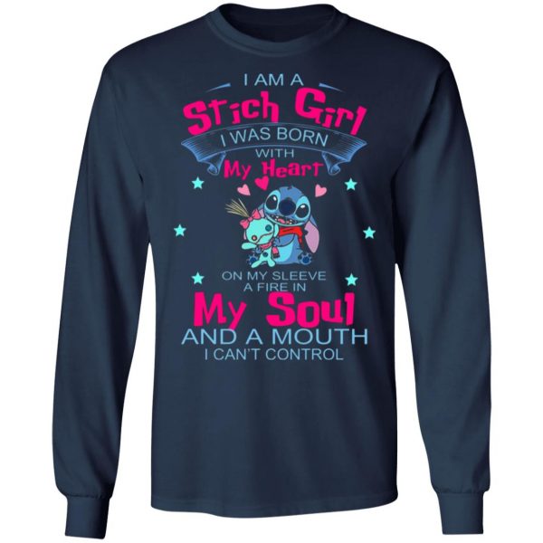 i am a stich girl was born in with my heart on my sleeve t shirts long sleeve hoodies 6