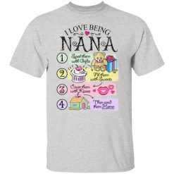 i love being nana spoil them with gifts fill them with sweets t shirts hoodies long sleeve 12