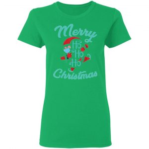 merry christmas santa wearing t shirts hoodies long sleeve 4