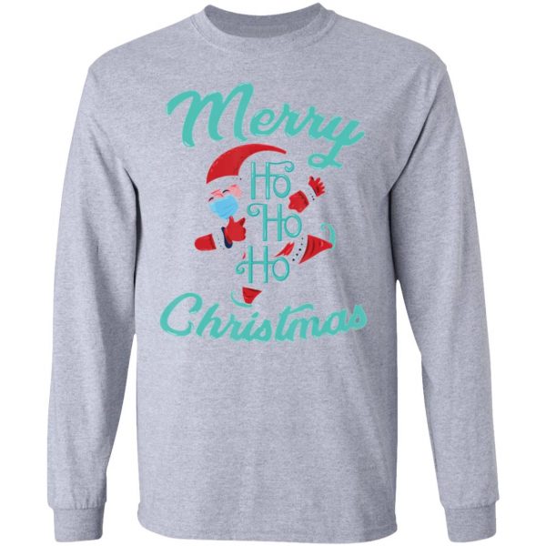 merry christmas santa wearing t shirts hoodies long sleeve 5