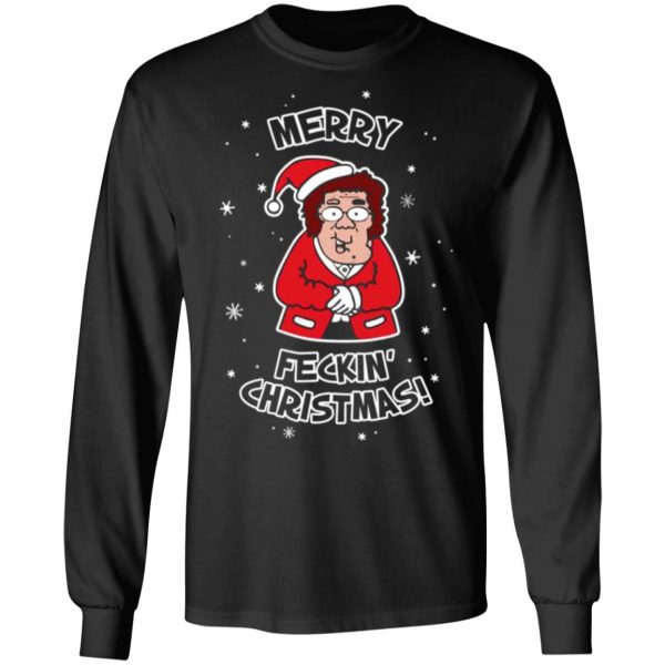 mrs browns boys merry feckin christmas t shirts long sleeve hoodies 3