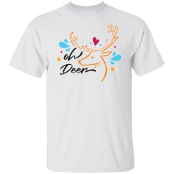 oh deer christmas modern festive holiday winter t shirts hoodies long sleeve