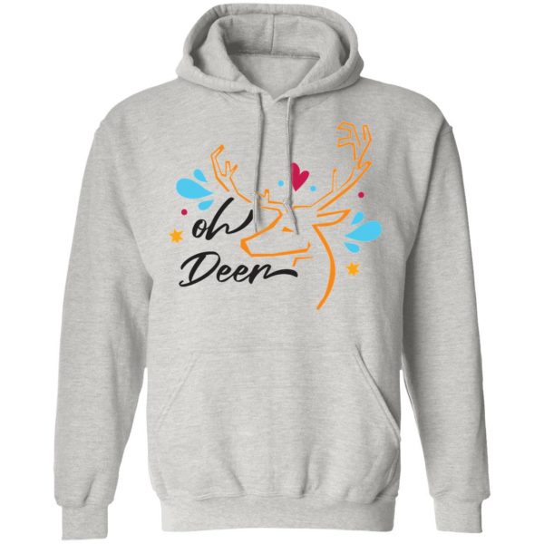 oh deer christmas modern festive holiday winter t shirts hoodies long sleeve 8