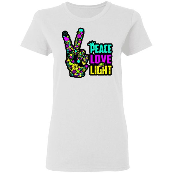 peace love light hand neon blacklight t shirts hoodies long sleeve 11