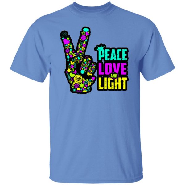 peace love light hand neon blacklight t shirts hoodies long sleeve 12