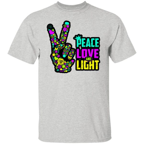 peace love light hand neon blacklight t shirts hoodies long sleeve 7