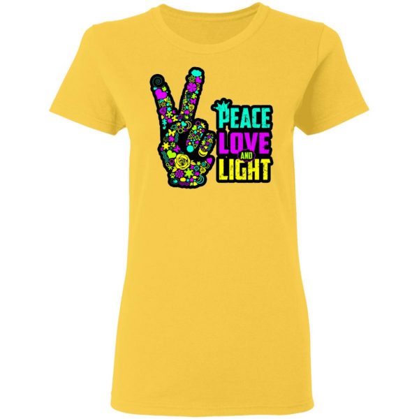 peace love light hand neon blacklight t shirts hoodies long sleeve 8