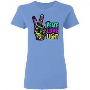 peace love light hand neon blacklight t shirts hoodies long sleeve 9