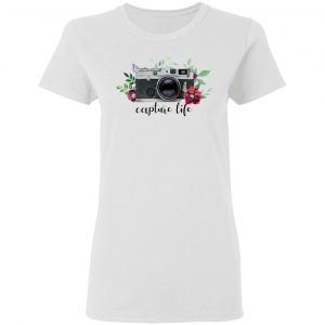 photograph floral camera capture life saying t shirts hoodies long sleeve 3