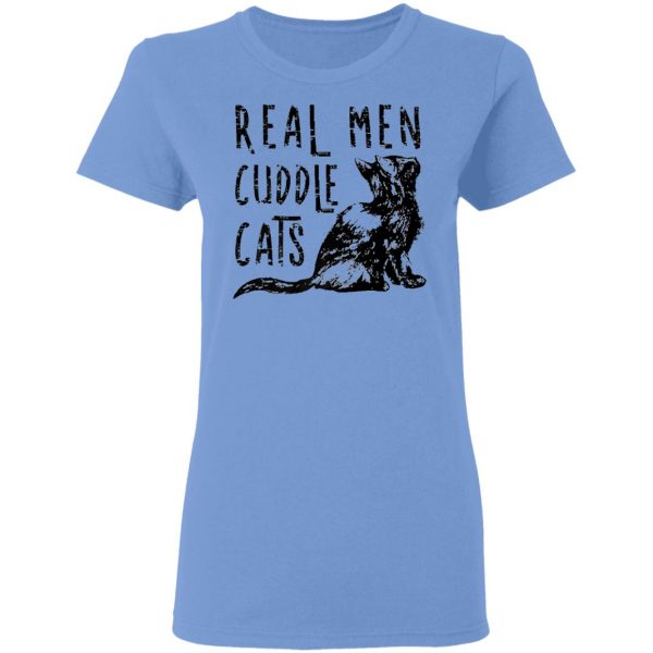 real men cuddle cats funny cat fathers gift t shirts hoodies long sleeve 5