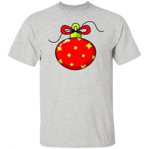 Red Christmas Ball with Diamond Pattern T Shirts, Hoodies, Long Sleeve 2