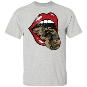 red lips camo tongue camouflage military t shirts hoodies long sleeve 8