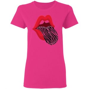 red lips zebra tongue trendy animal t shirts hoodies long sleeve 2