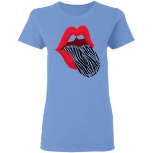red lips zebra tongue trendy animal t shirts hoodies long sleeve 3