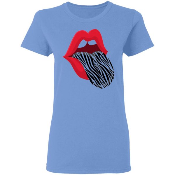 red lips zebra tongue trendy animal t shirts hoodies long sleeve 3